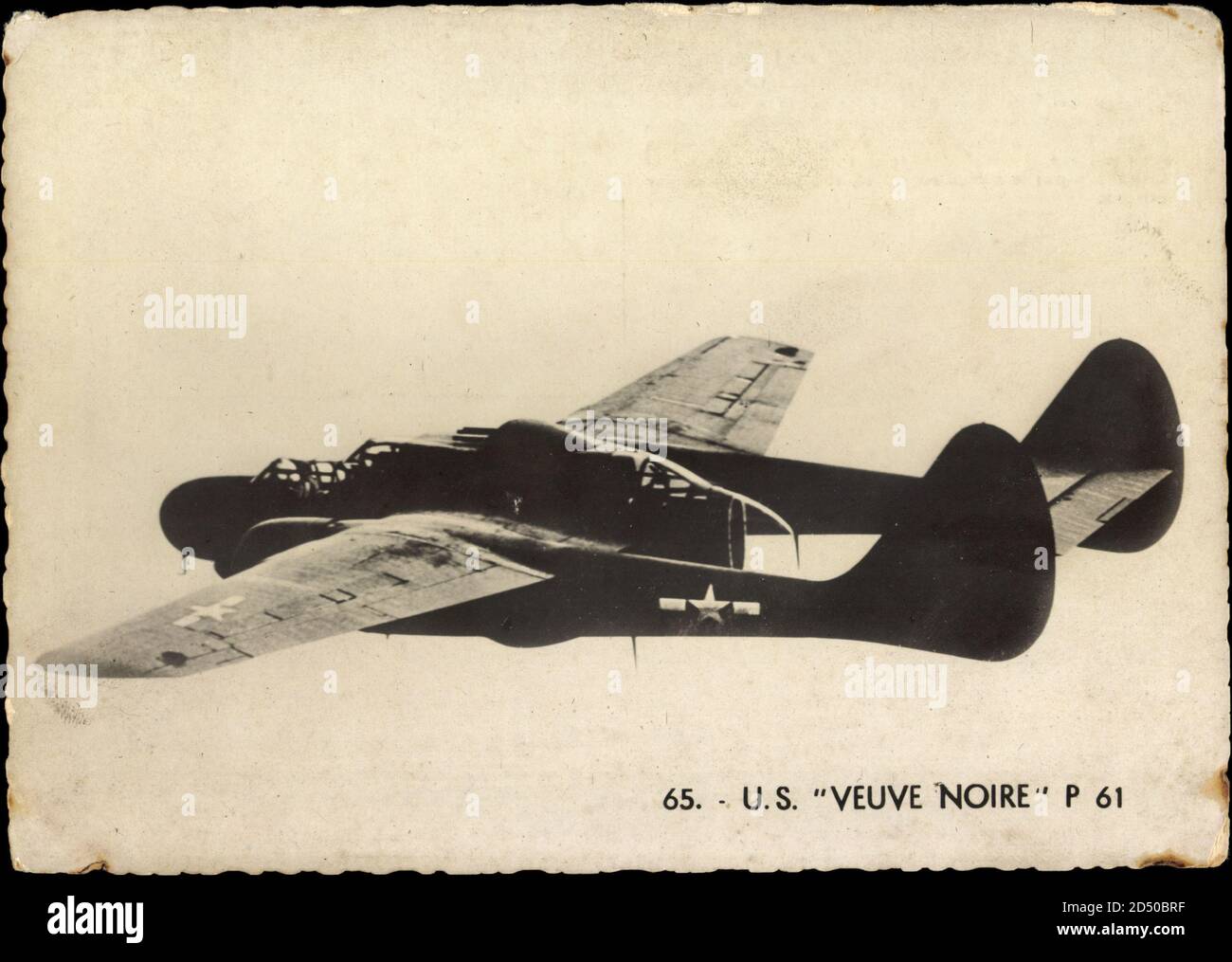 U.S. Veuve Noire, P 61,Pratt and Whitney,double Wasp | usage worldwide Stock Photo