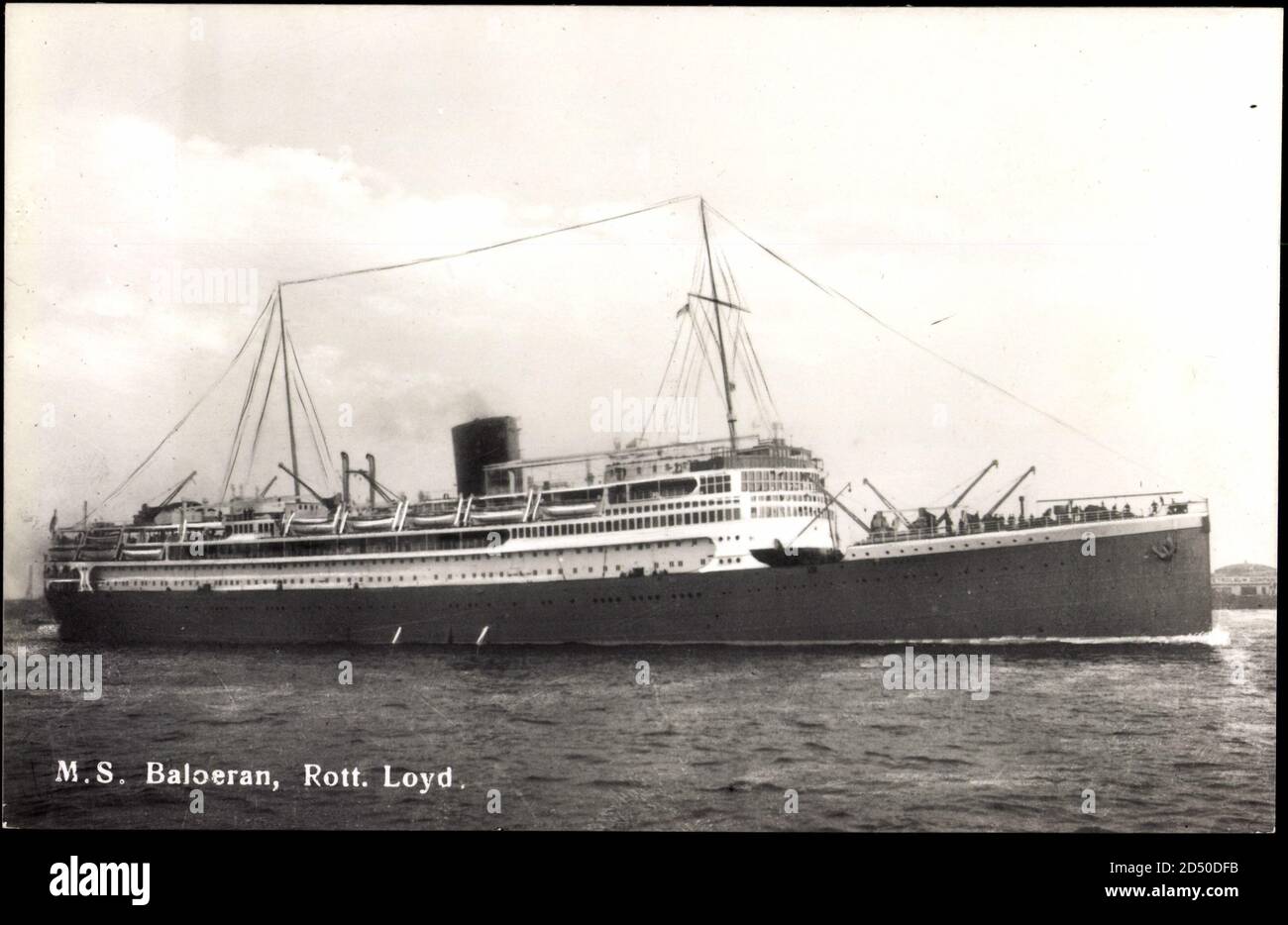Dampfer MS Baloeran, Koninklijke Rotterdamsche Lloyd | usage worldwide ...
