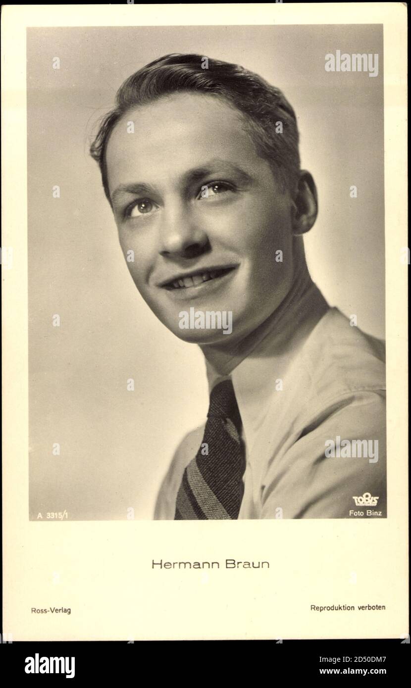 Schauspieler Hermann Braun, Ritt in die Freiheit | usage worldwide Stock  Photo - Alamy