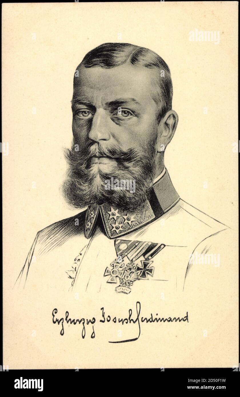 Erzherzog Joseph Ferdinand von Österreich Toskana | usage worldwide Stock Photo - Alamy