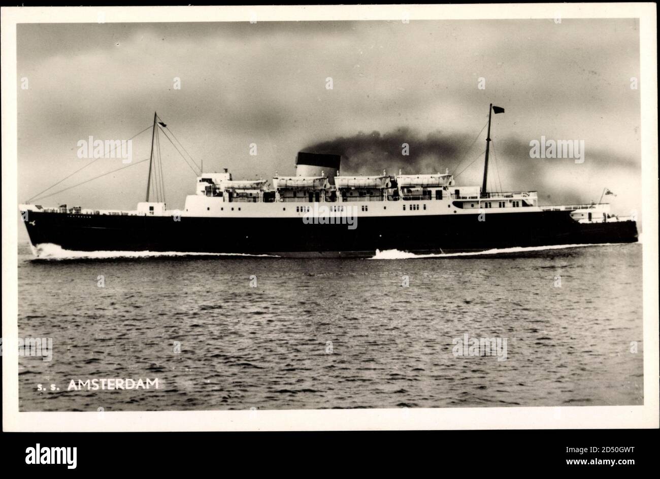 Dampfer SS Amsterdam der British Railways Sealink | usage worldwide Stock Photo