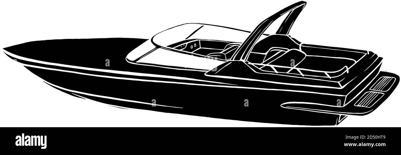 Picture Speed Boat . Vector & Photo (Free Trial)