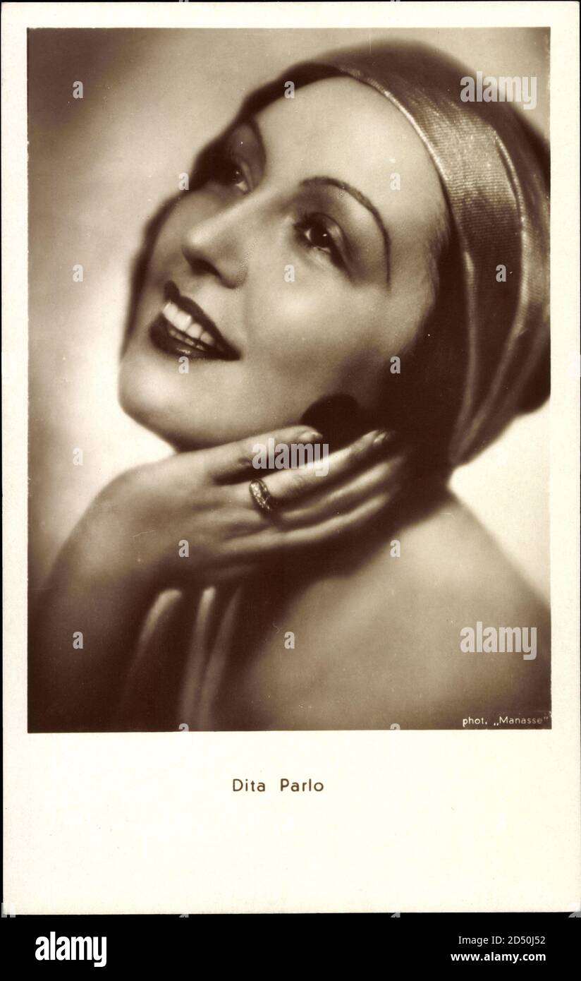 Schauspielerin Dita Parlo, Portrait, Diamantenring usage worldwide