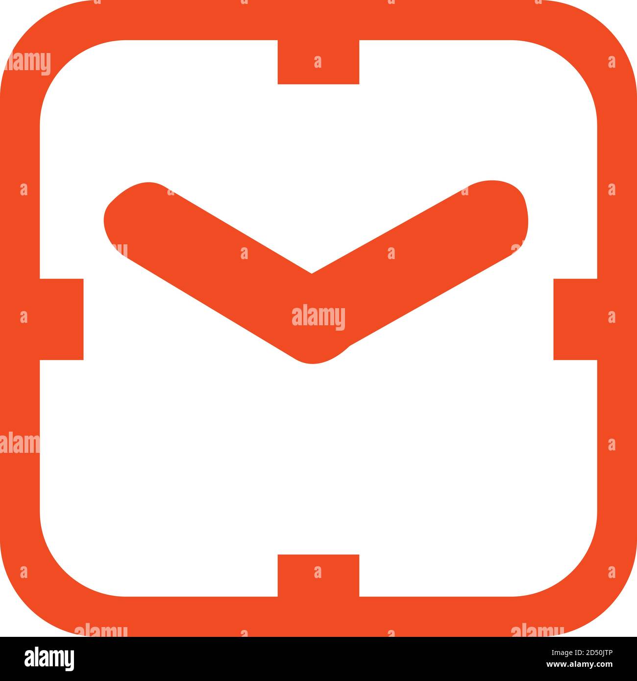 clock face on white background Stock Vector Image & Art - Alamy
