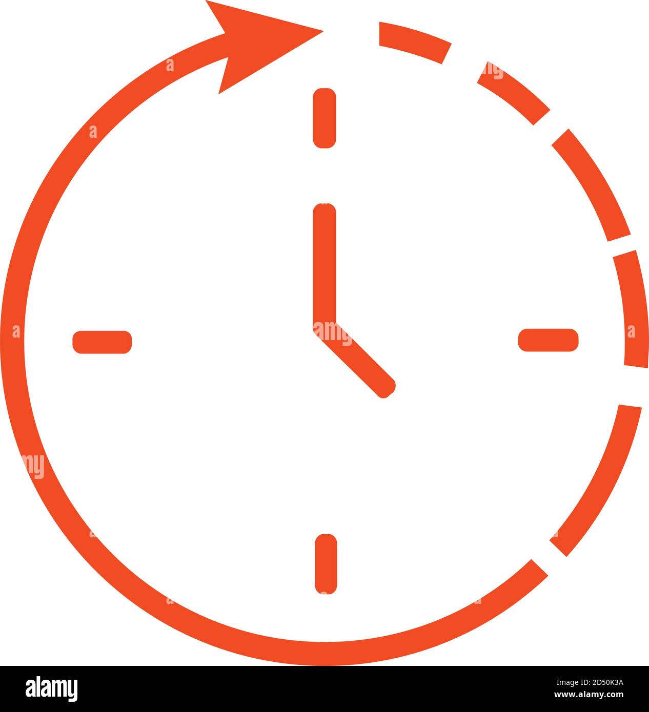 clock face on white background Stock Vector Image & Art - Alamy