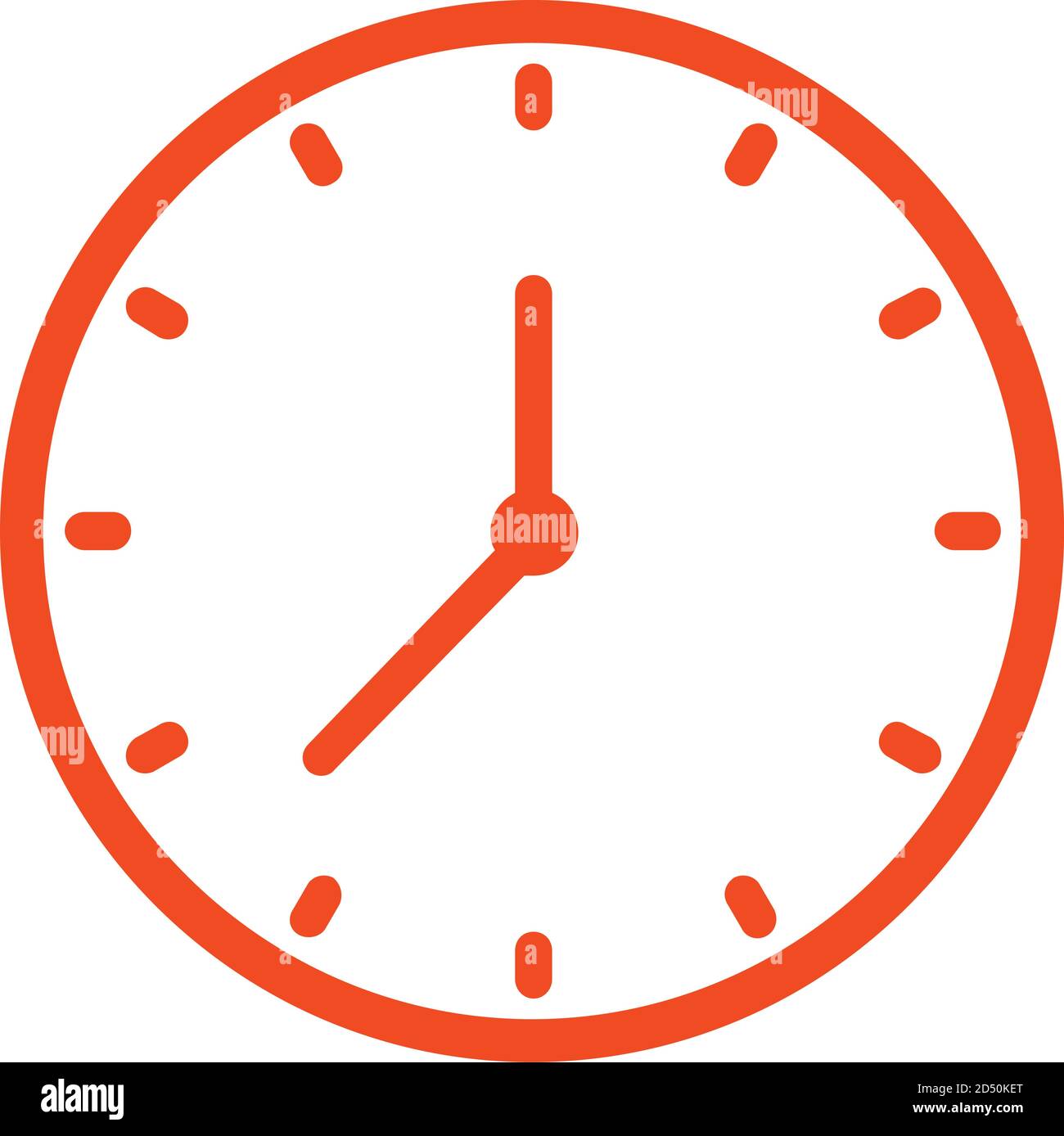 clock face on white background Stock Vector Image & Art - Alamy