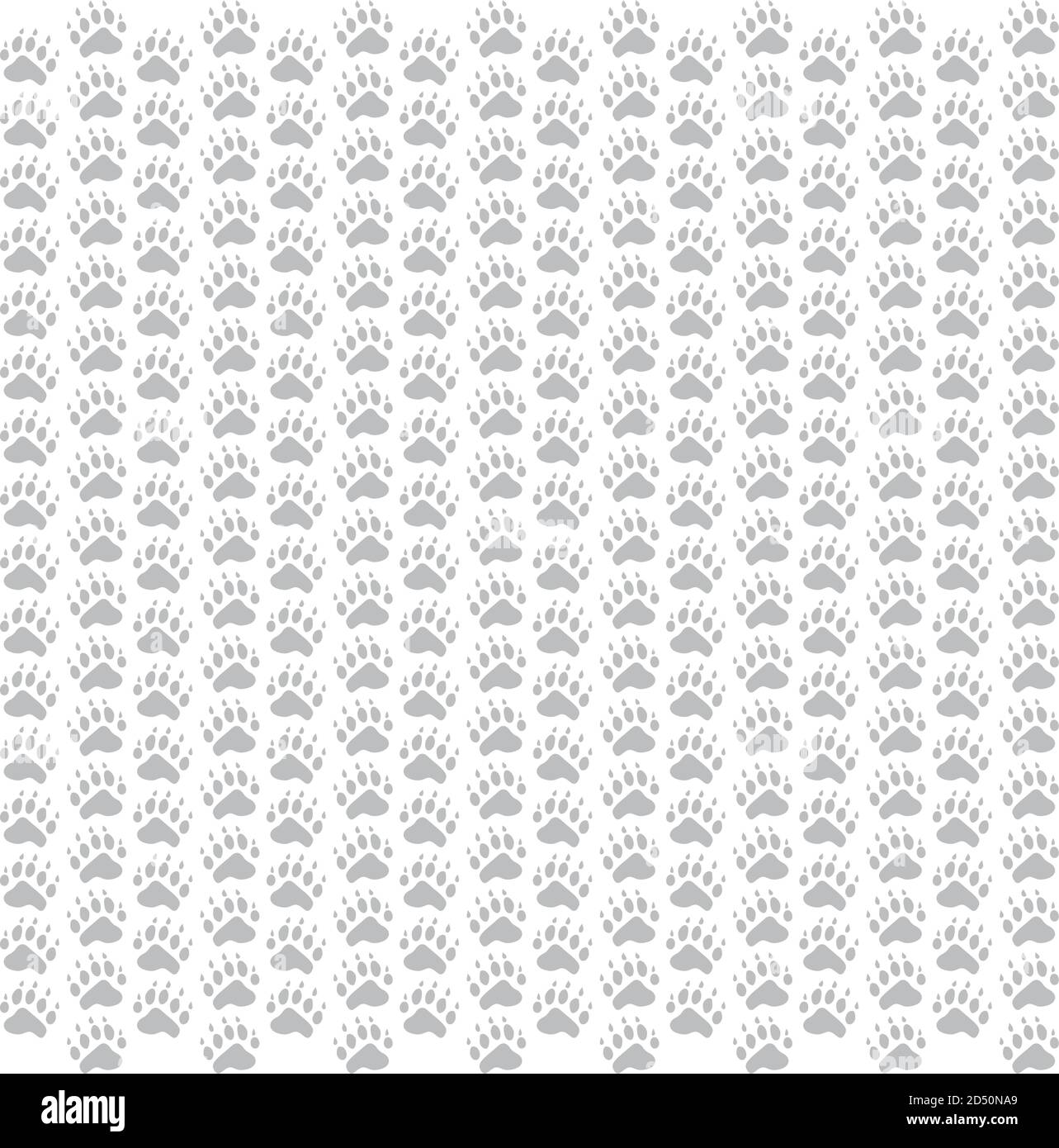 wall wallpaper with elements of bear paws, vector Stock Vector
