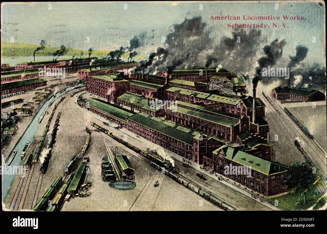 Schenectady New York State, American Works, Eisenbahnwerke
