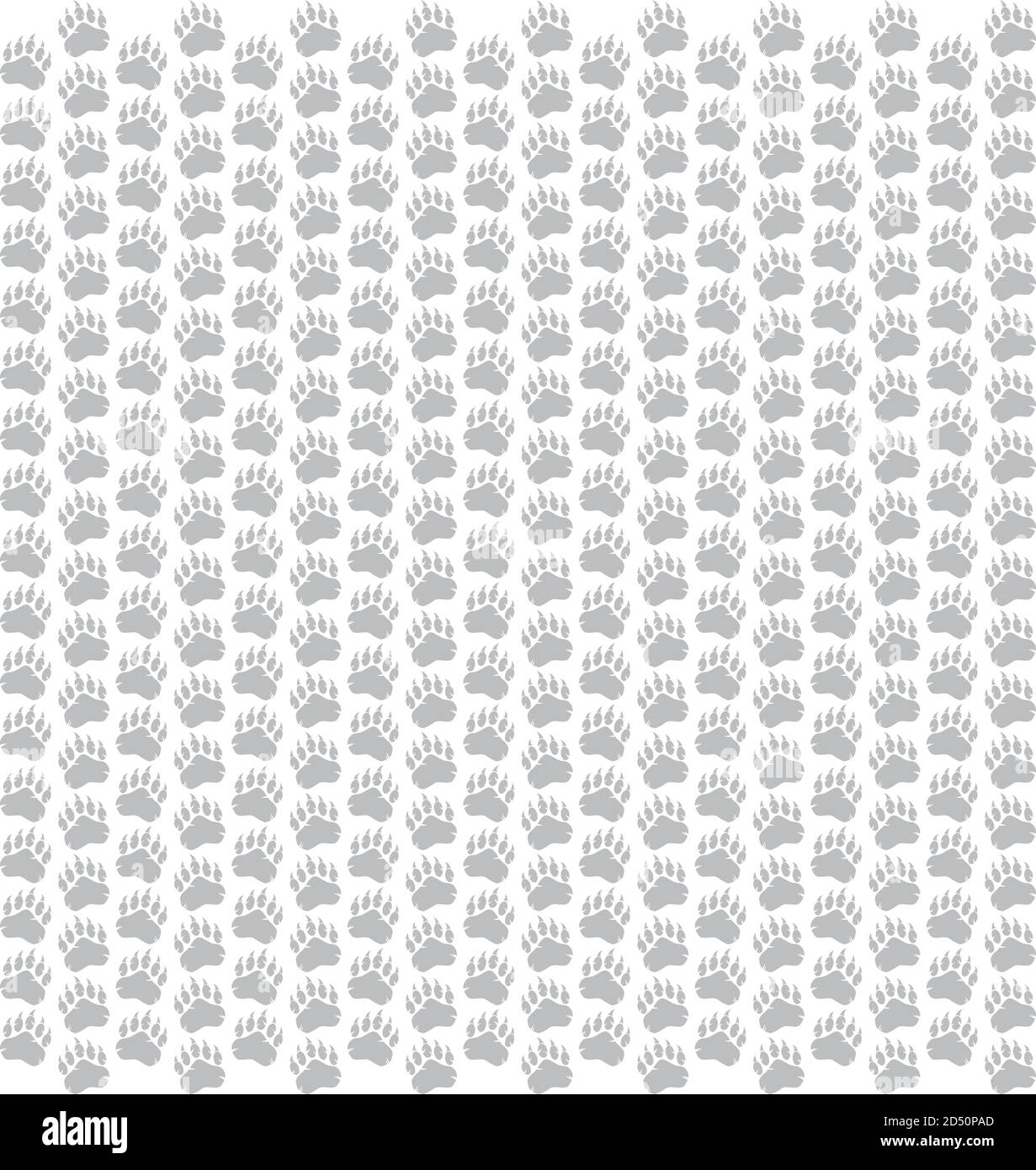 wall wallpaper with elements of bear paws, vector Stock Vector