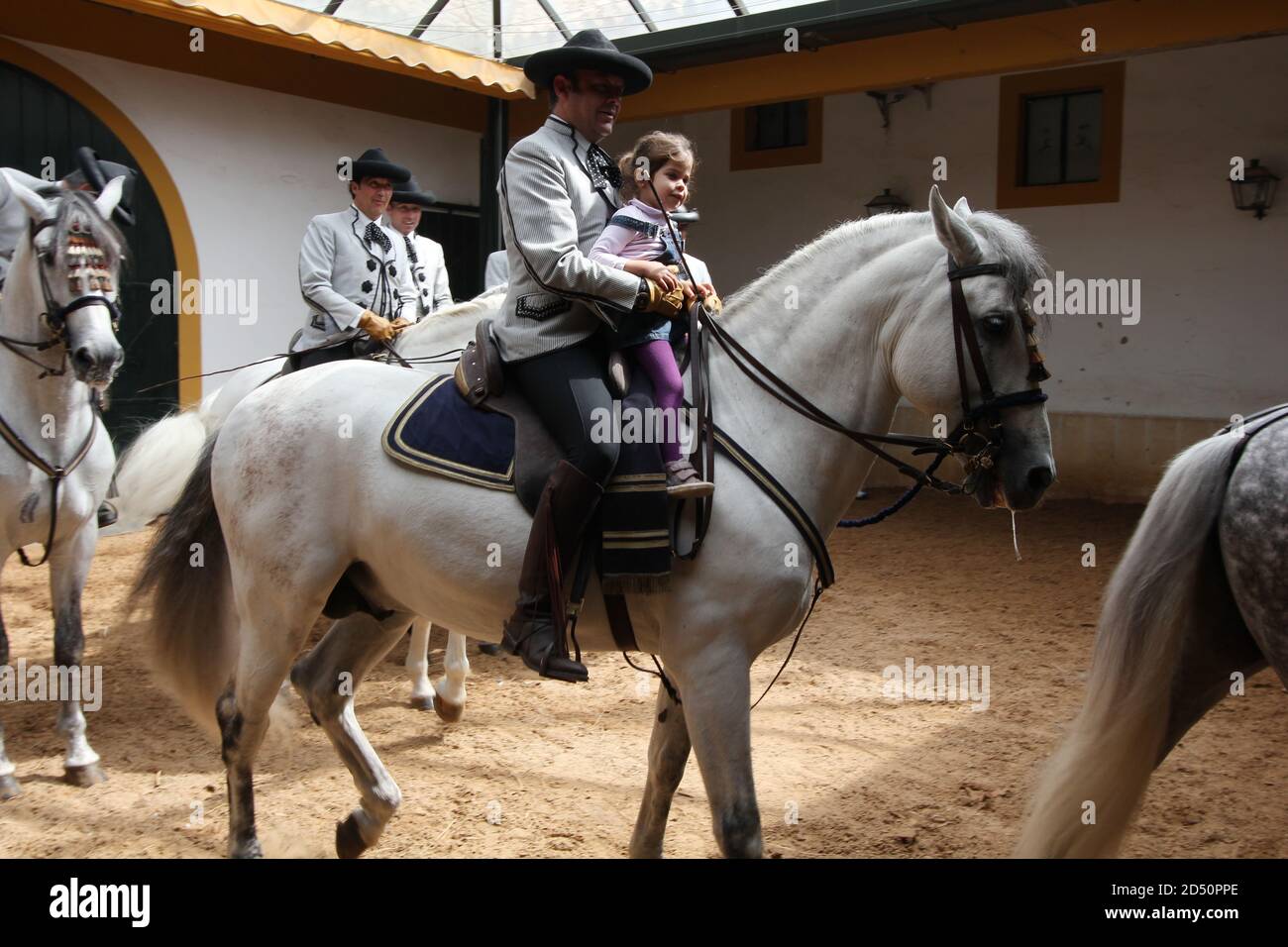 Royal Andalusian School of Equestrian Art (Real Escuela Andaluza del Arte Equestre), Jerez de la Frontera, Andalusia, Spain Stock Photo