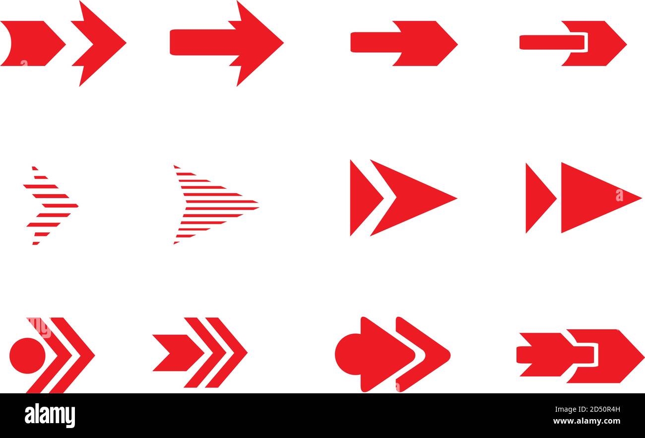Some Arrows Some arrows on white background Stock Vector Image & Art - Alamy