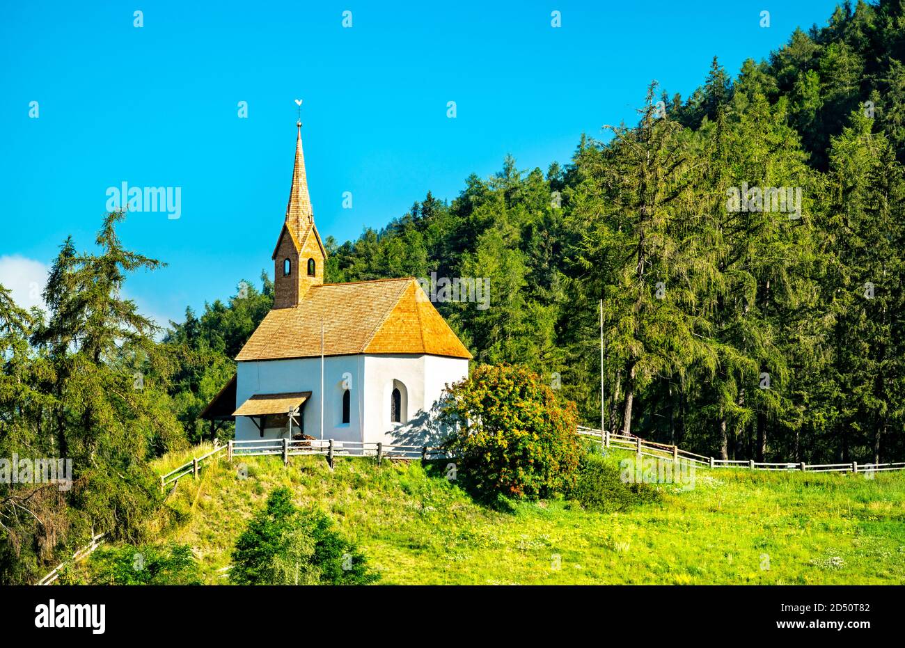 St. Anna Chapel at Graun im Vinschgau in South Tyrol, Italy Stock Photo