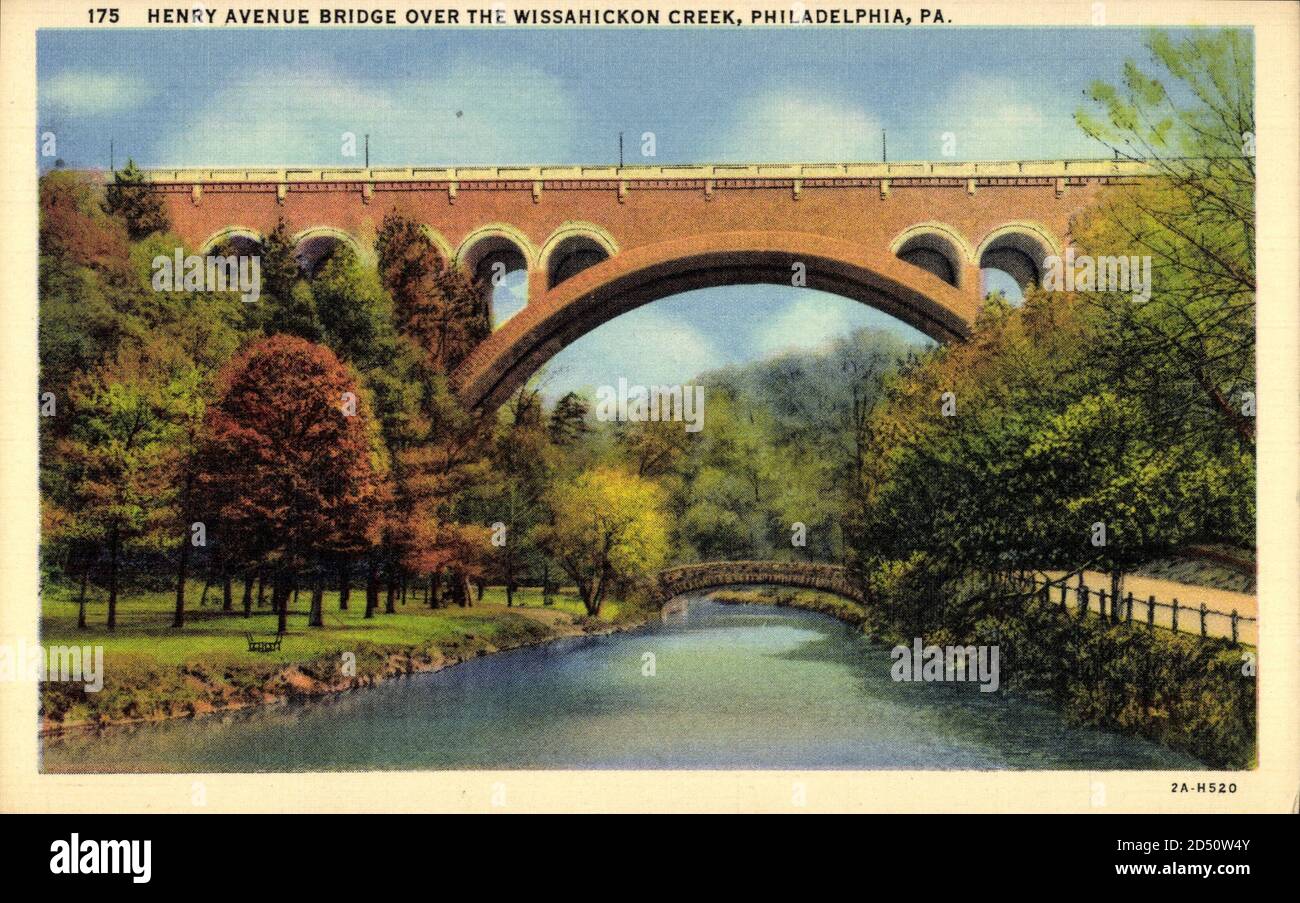 Philadelphia Pennsylvania, Henry Avenue Bridge over the Wissahickon 