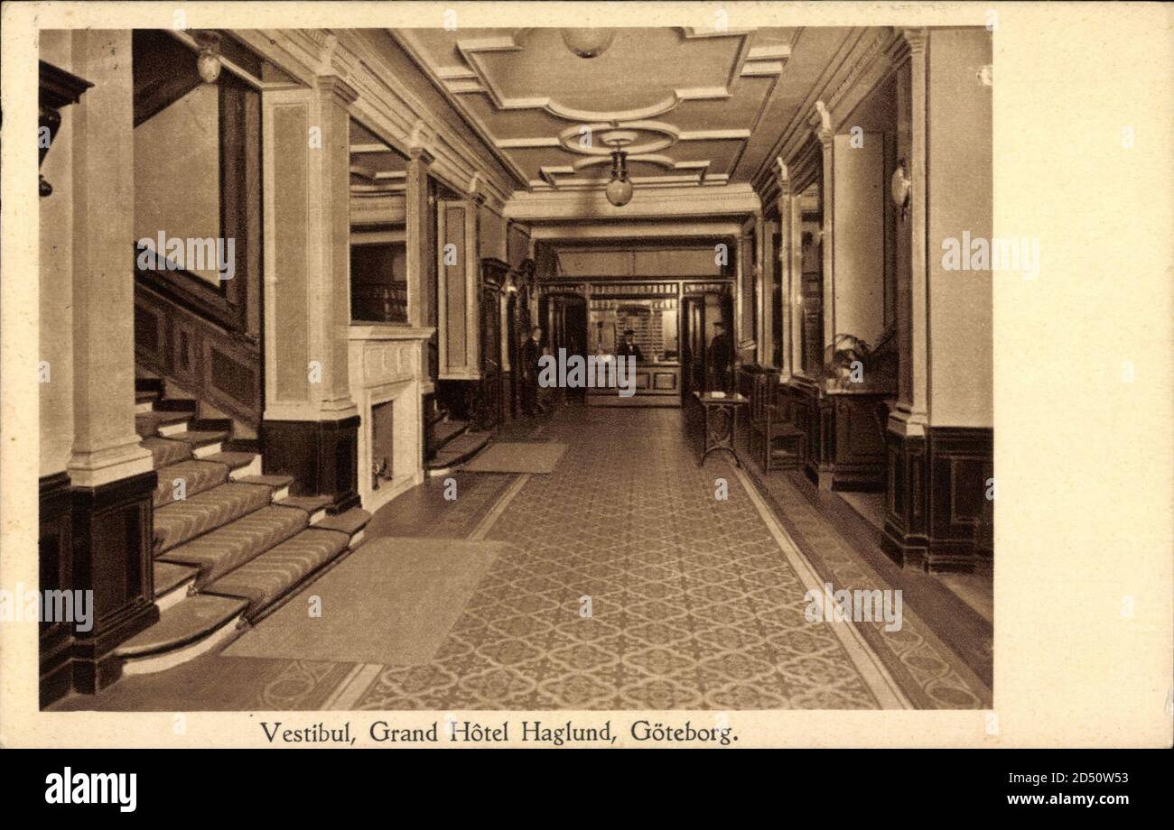 Document Ancien 1908 – Facture Grand Hôtel Göteborg Suède – État Correct