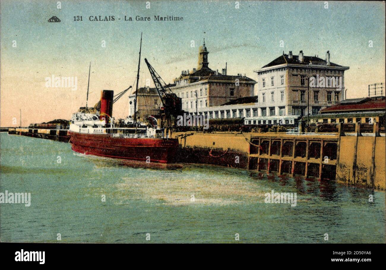 Maritime railway station, Calais, France