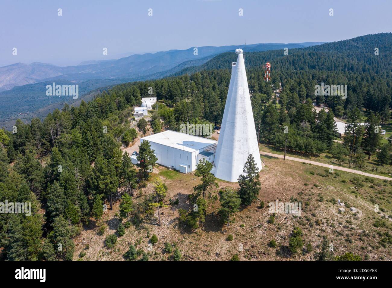 National Solar Observatory at Sacramento Peak, Sunspot, New Mexico, USA Stock Photo
