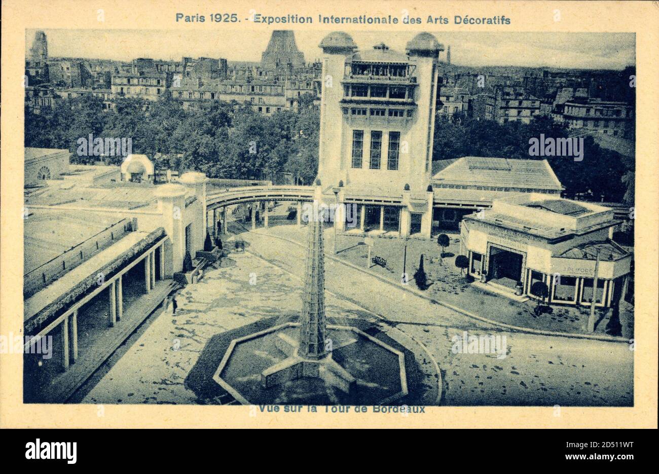 Paris, Weltausstellung 1925, Expo Internat. d. Arts Déco.,Tour de