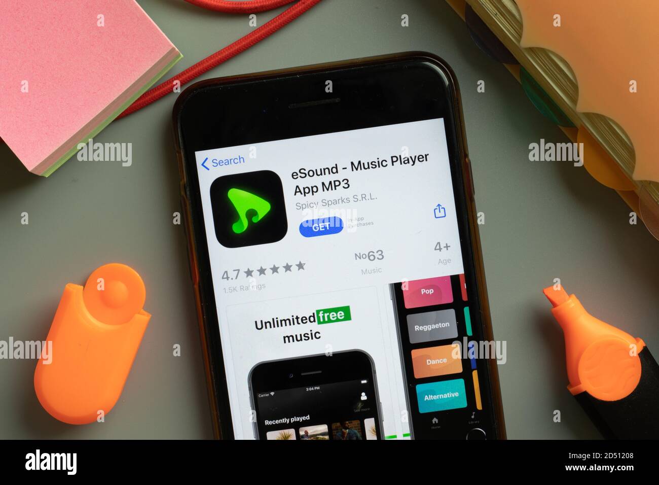 eSound app - Mp3 Music Player 