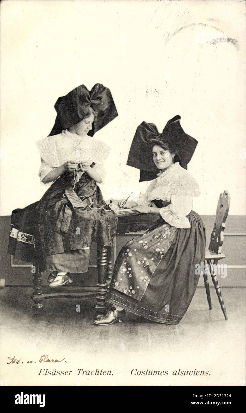 Elsässer Trachten, Costumes alsaciens, Elsaß Lothringen, Trachten ...