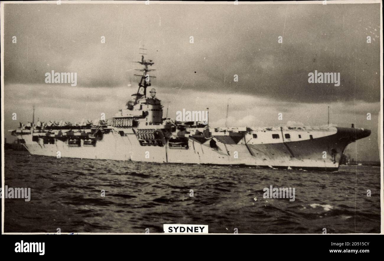 Australisches Kriegsschiff, Sydney, Flugzeugträger | usage worldwide Stock Photo