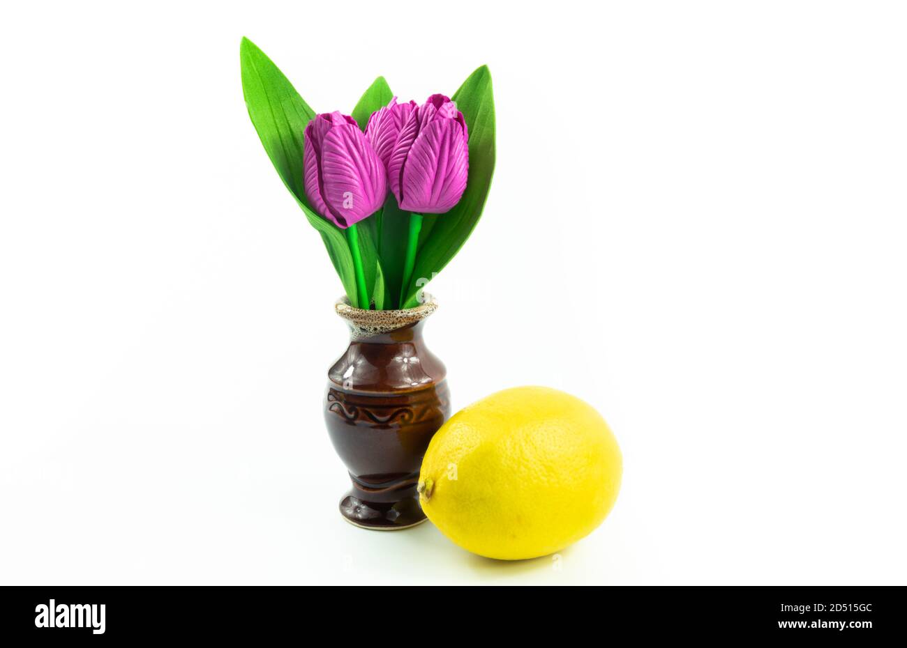 Still life of fruit and wine isolated on white background Stock Photo ...