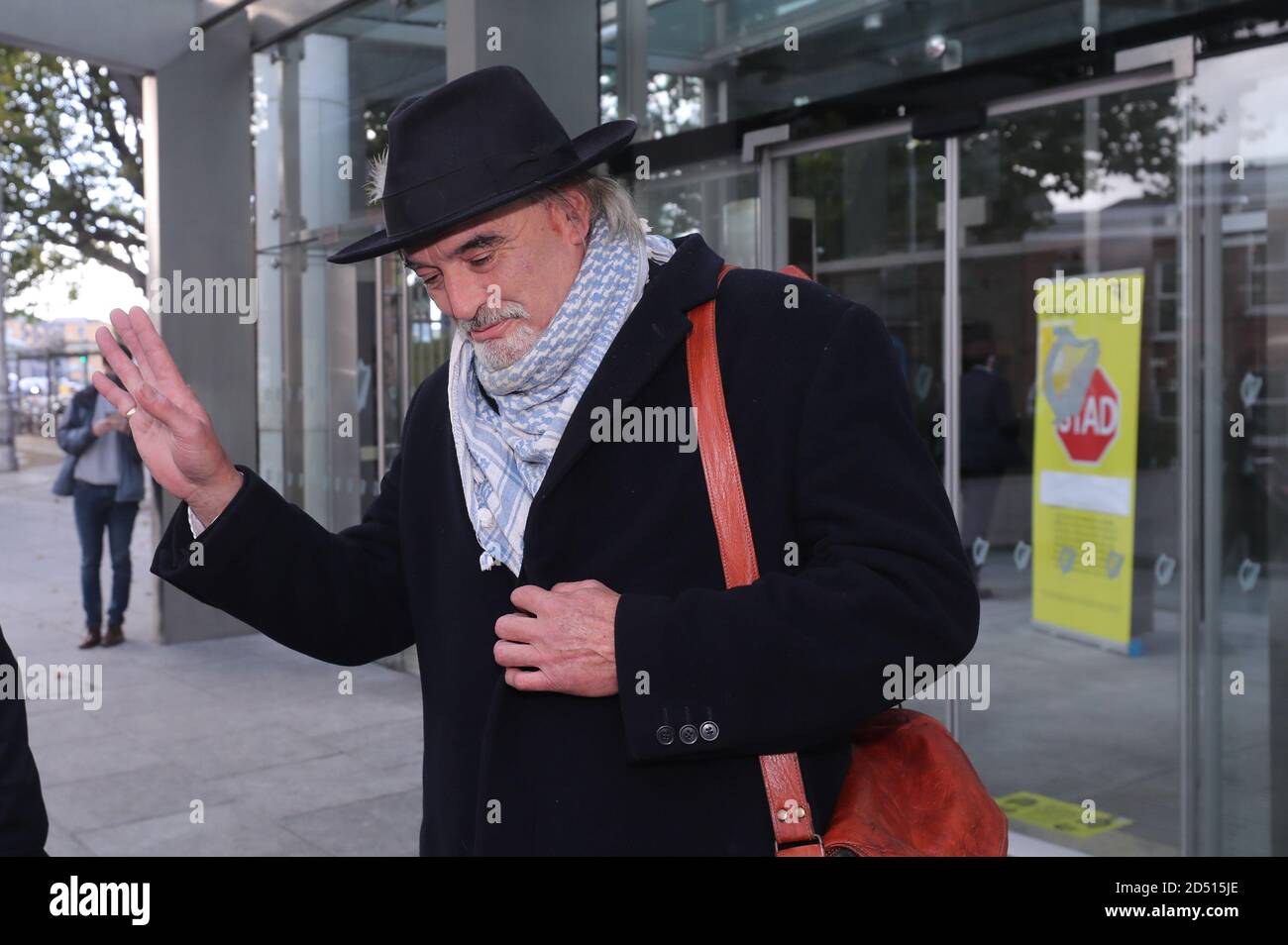 Ian Bailey leaves the High Court, Dublin, after the court rejected an attempt by French authorities to extradite him for the murder of Sophie Toscan du Plantier. Stock Photo