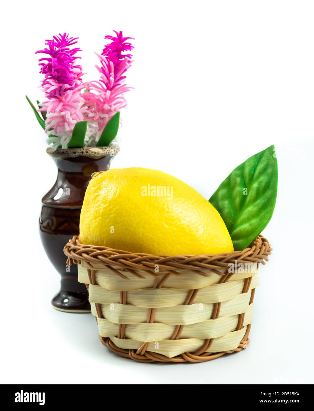 Still life of fruit and wine isolated on white background Stock Photo ...