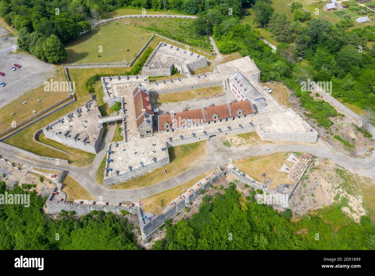 Fort ticonderoga aerial hires stock photography and images Alamy