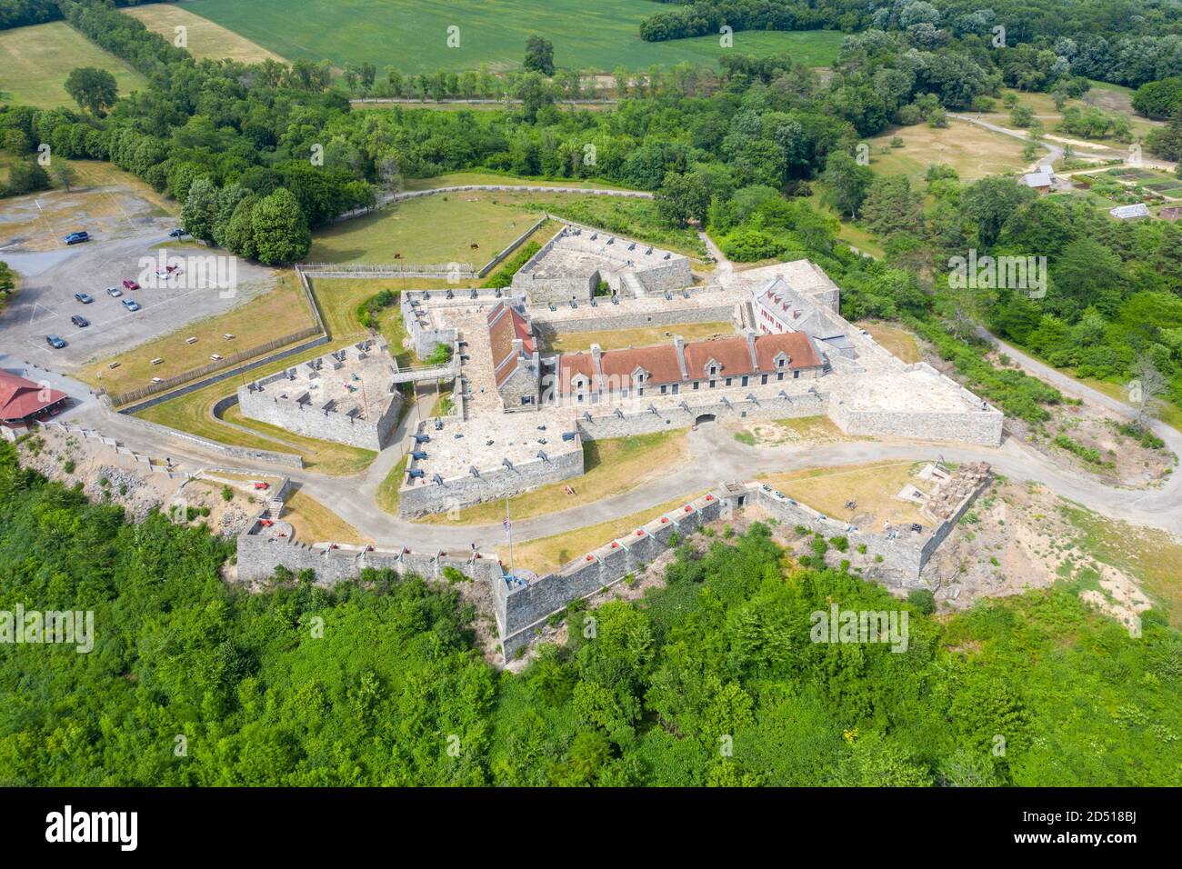 Fort ticonderoga aerial hires stock photography and images Alamy