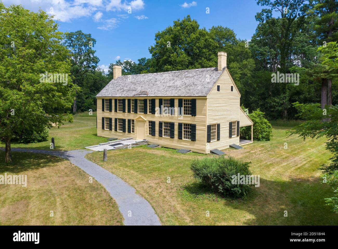 General Philip Schuyler House, Schuylerville, New York, usa Stock Photo