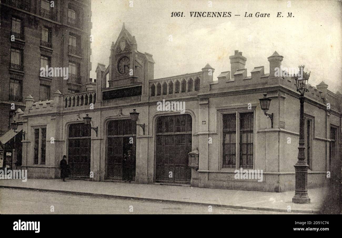 Vincennes Val de Marne, La Gare, Bahnhof, Eingang usage worldwide