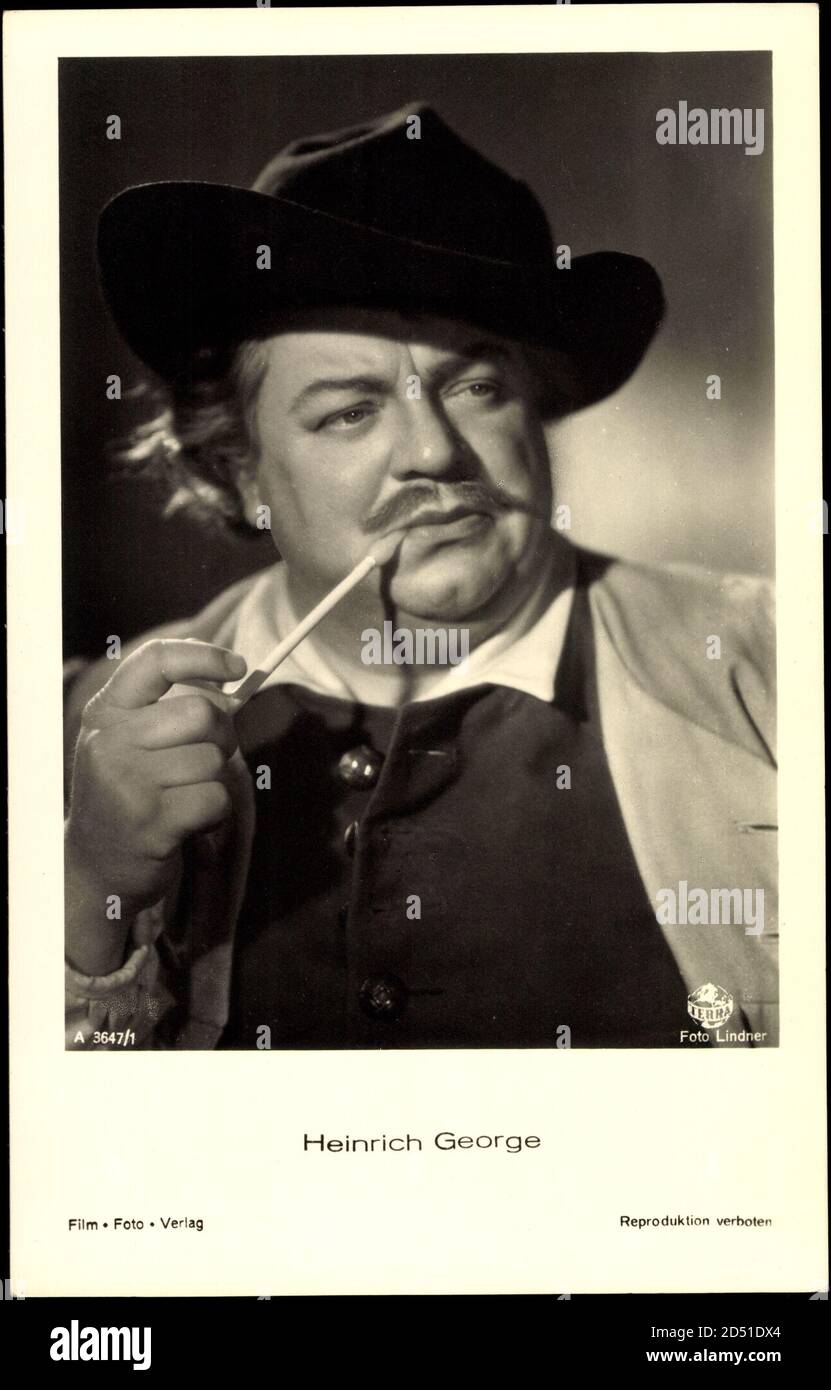 Schauspieler Heinrich George, Terra Film A 3647 1 | usage worldwide Stock Photo