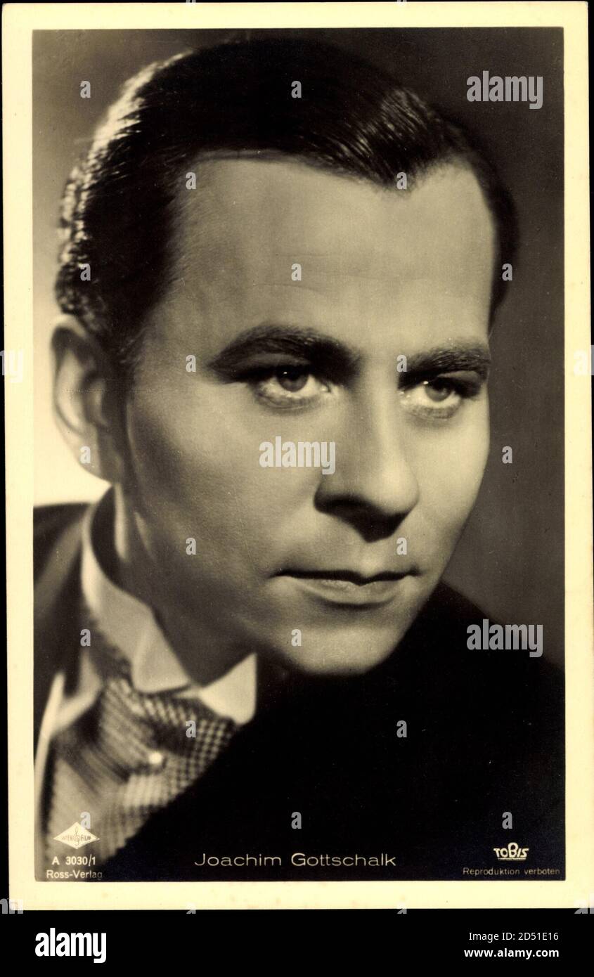 Schauspieler Joachim Gottschalk, Ross A 3030 1 usage worldwide Stock