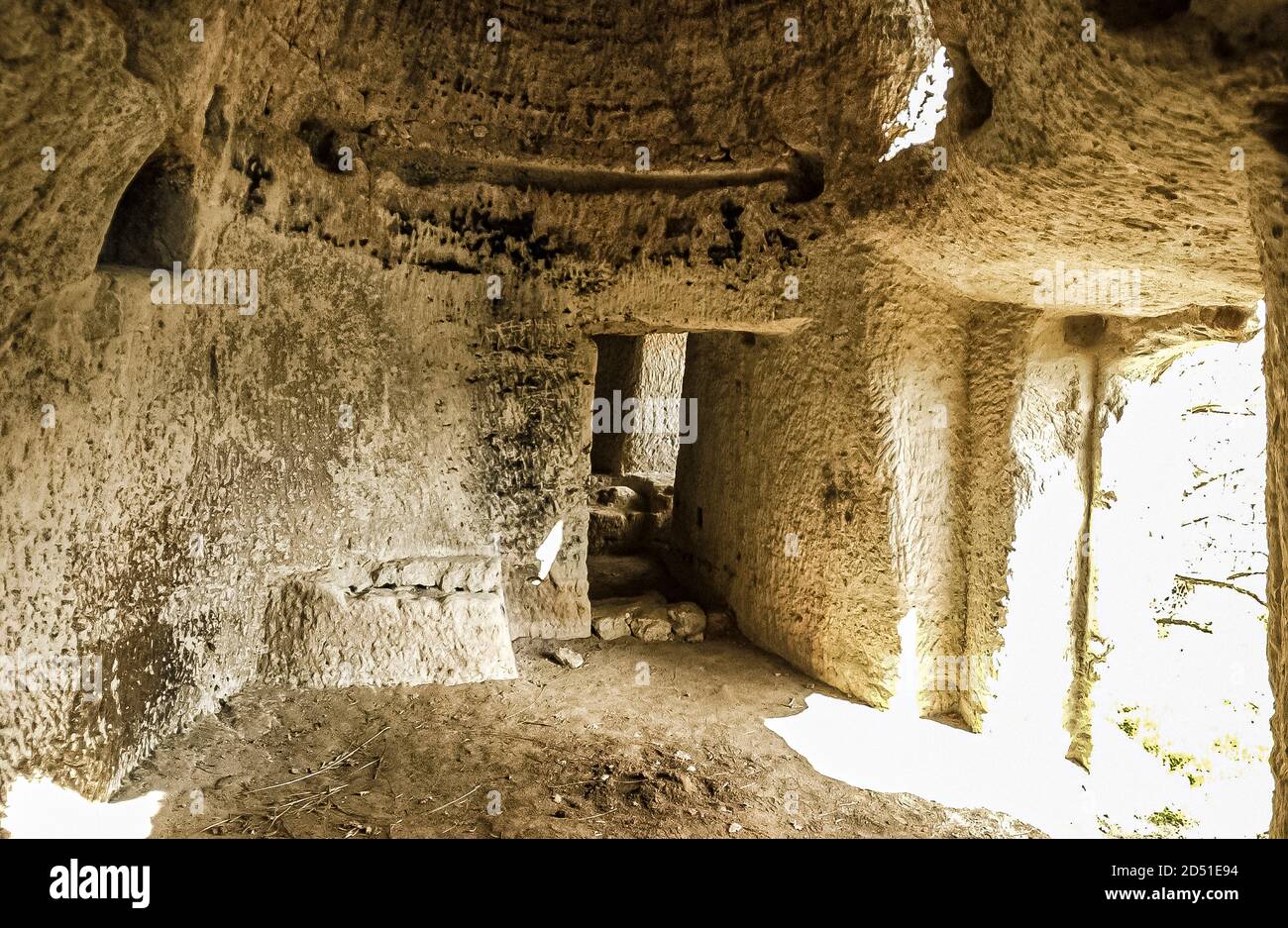 Italy Calabria Zungri Grotte degli Sbariati Stock Photo