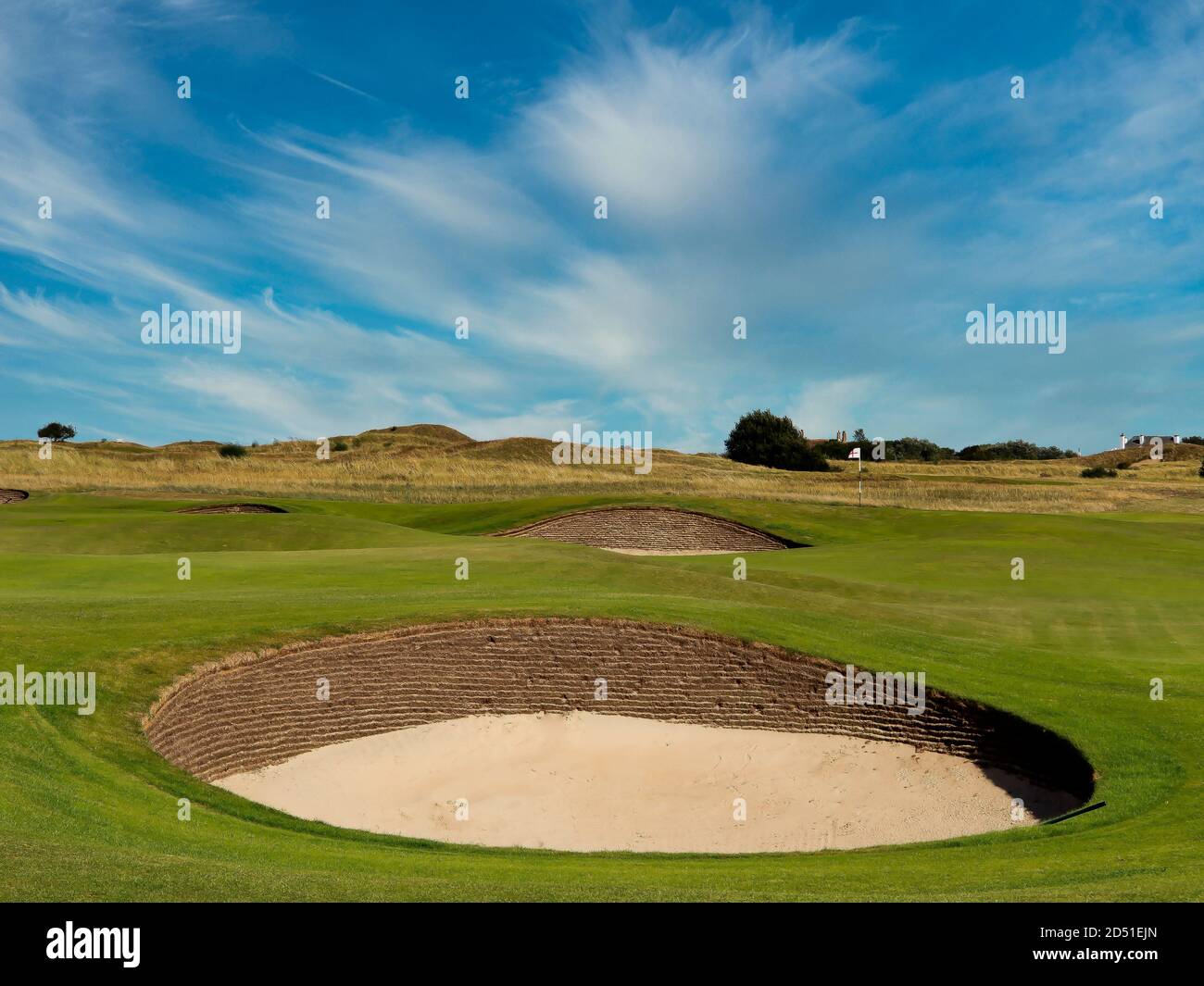 Royal St. George's Golf Club, Sandwich, Kent UK Venue for the delayed (due  to the Covid-19 pandemic)149th Open Golf Championship Stock Photo - Alamy