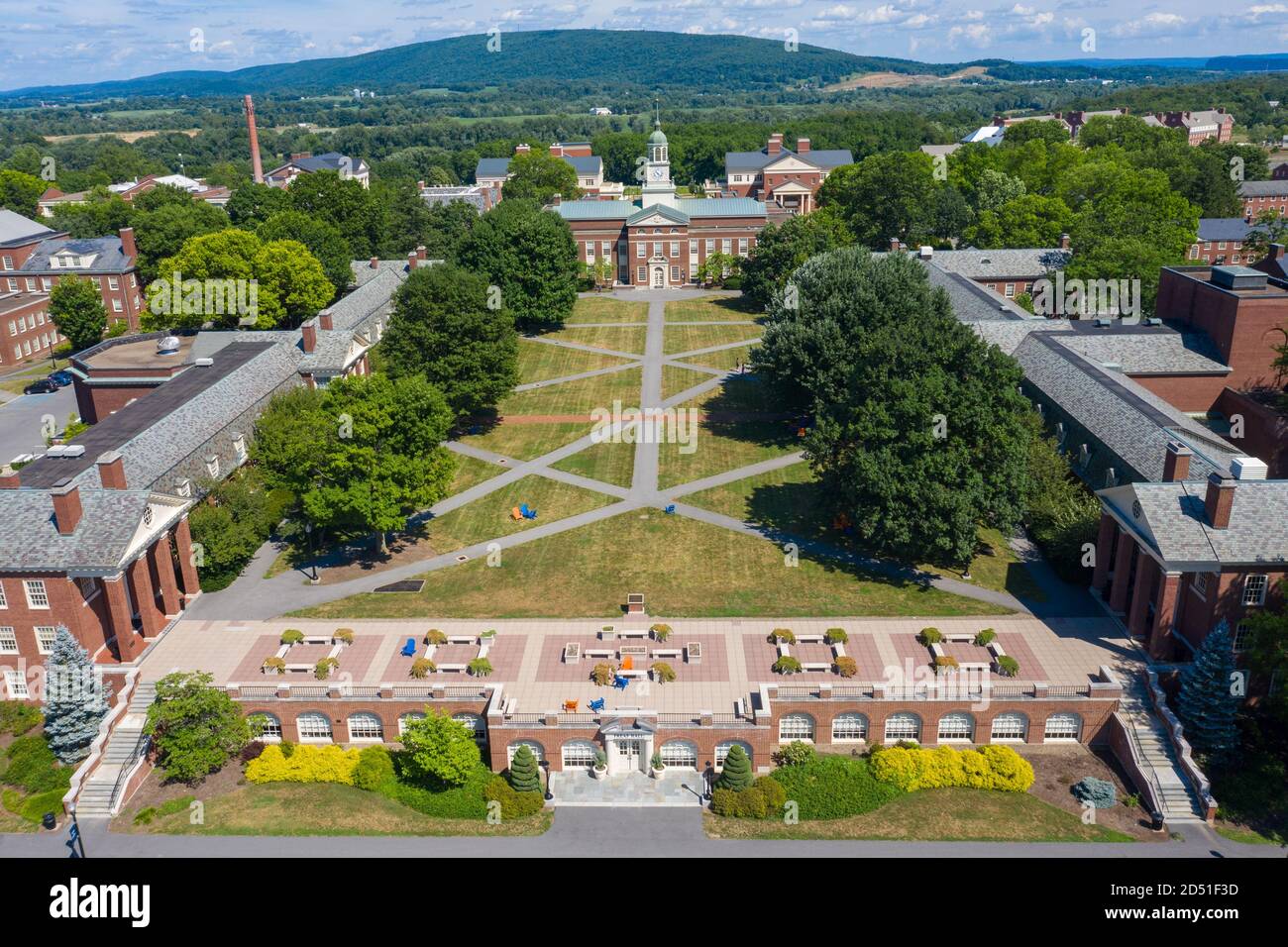 Bertrand Library, University library, Bucknell University, Lewisburg, Pennsylvania Stock Photo