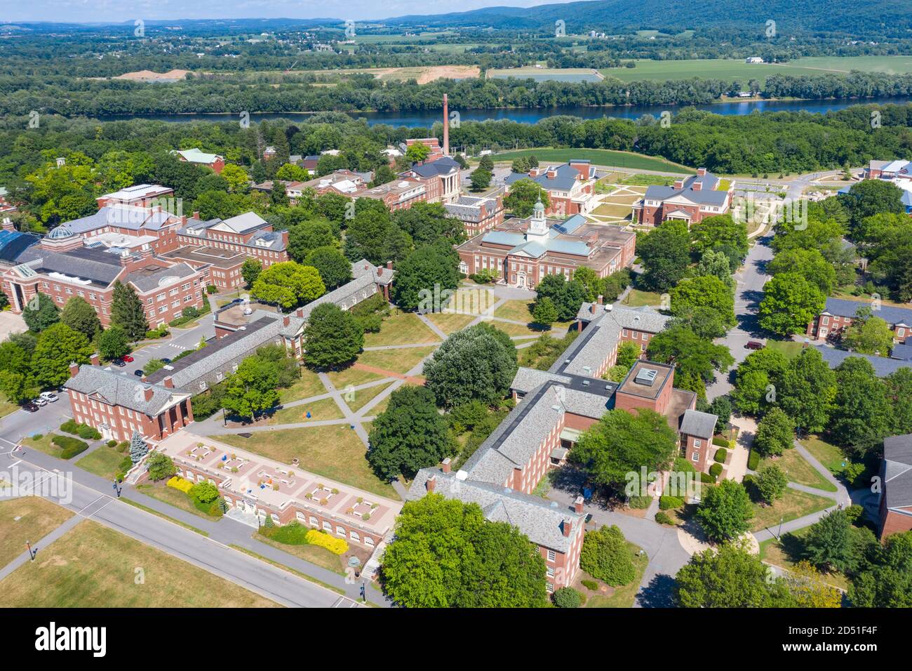 Bertrand Library, University library, Bucknell University, Lewisburg, Pennsylvania Stock Photo