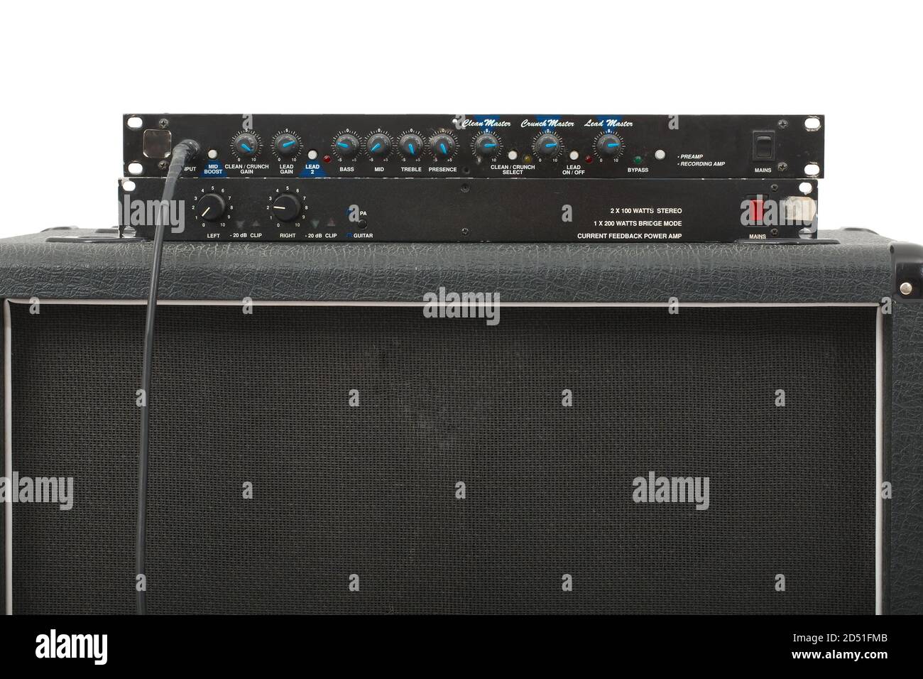 Guitar amplifier Stock Photo Alamy