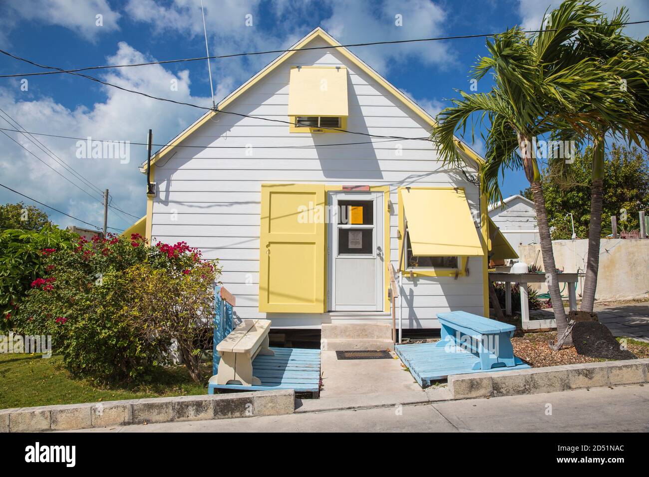 Bahamas, Abaco Islands, Man O War Cay, House Stock Photo Alamy