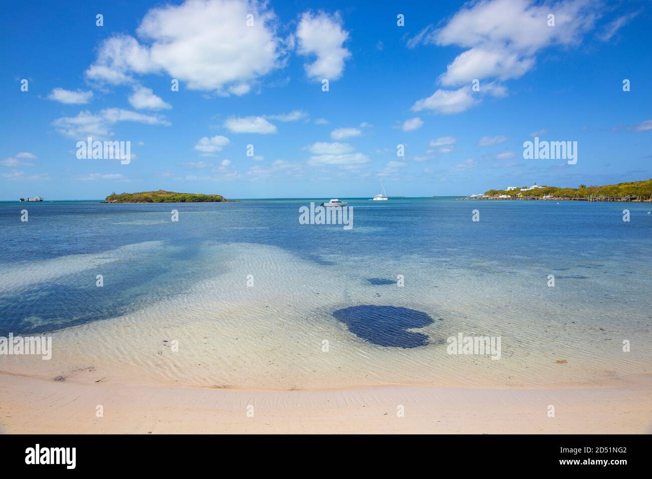 Bahamas, Abaco Islands, Great Guana Cay, Sunset beach Stock Photo Alamy