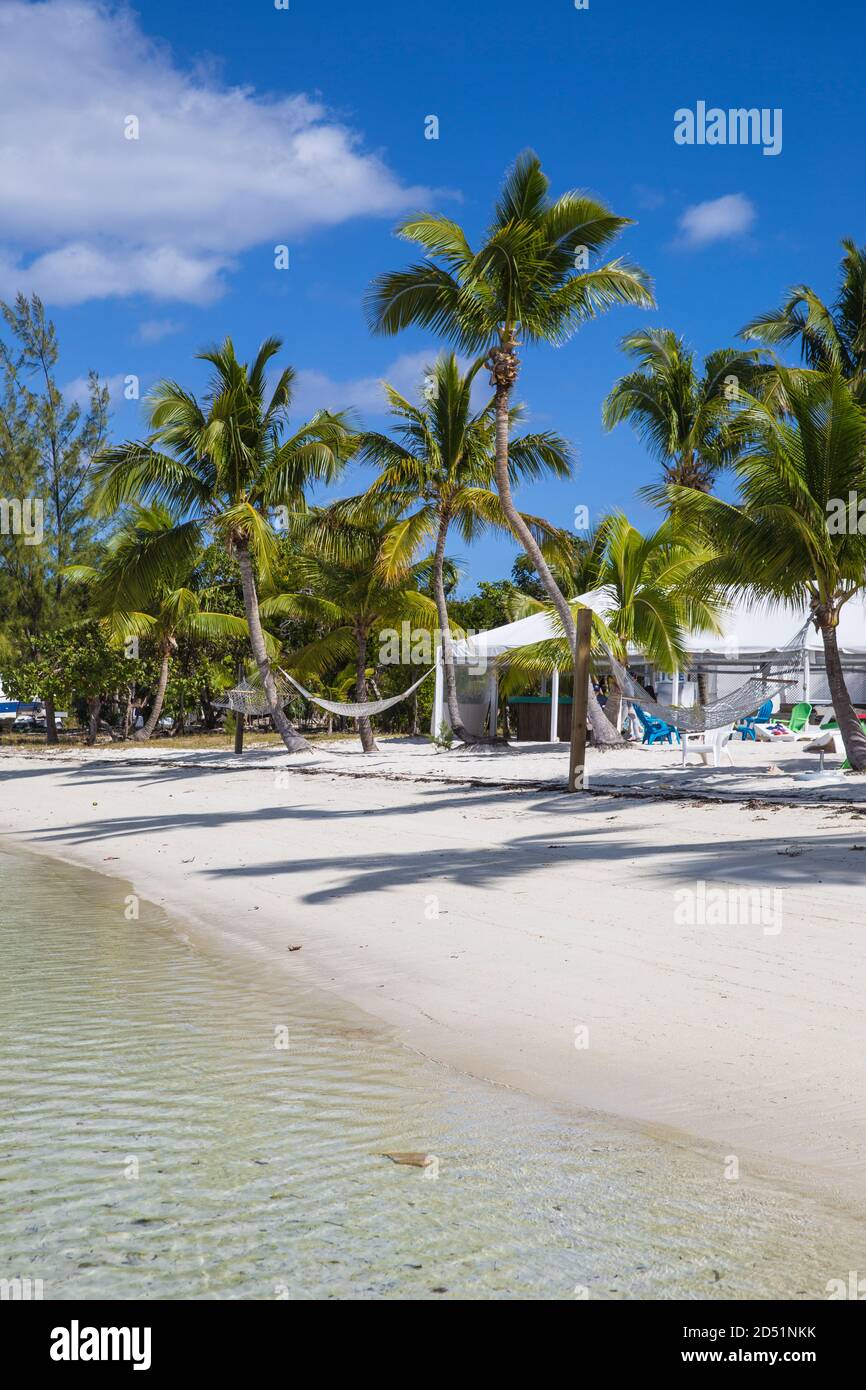 Bahamas, Abaco Islands, Great Guana Cay, Sunset beach Stock Photo Alamy