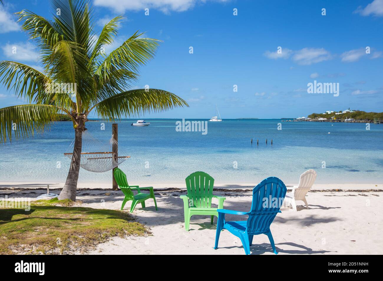 Bahamas, Abaco Islands, Great Guana Cay, Sunset beach Stock Photo Alamy