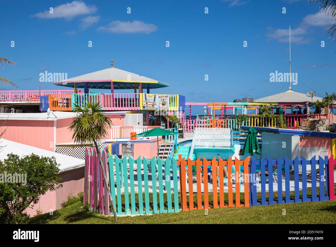 Bahamas, Abaco Islands, Great Guana Cay, Nippers Bar Stock Photo Alamy