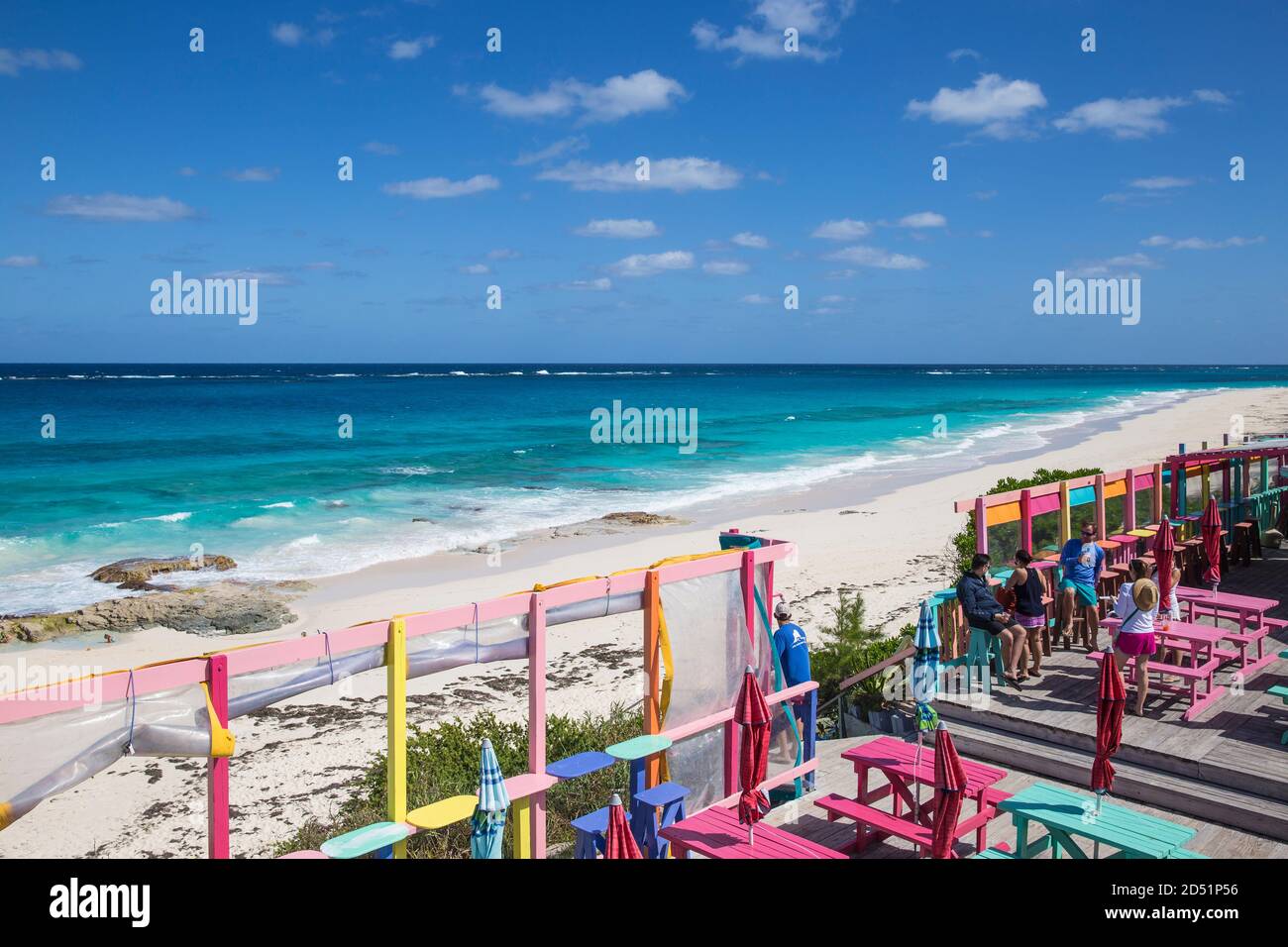 Bahamas, Abaco Islands, Great Guana Cay, Nippers Bar Stock Photo Alamy