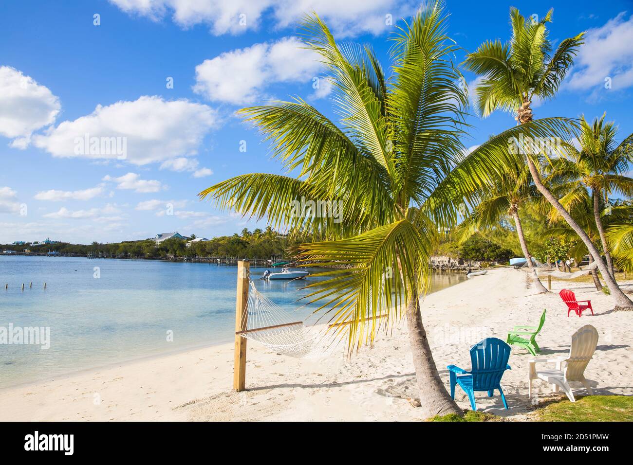 Bahamas, Abaco Islands, Great Guana Cay, Sunset beach Stock Photo Alamy