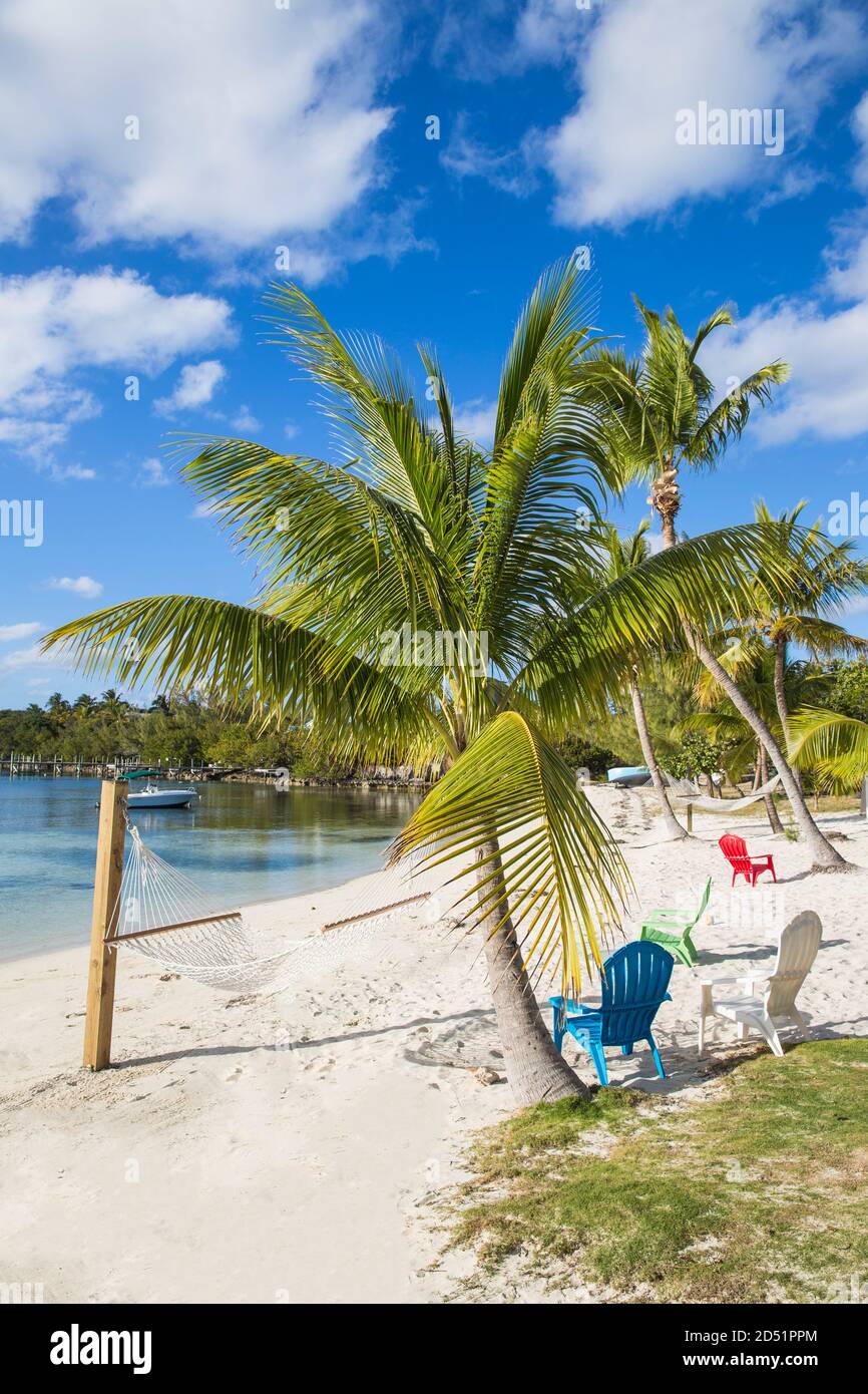 Bahamas, Abaco Islands, Great Guana Cay, Sunset beach Stock Photo Alamy