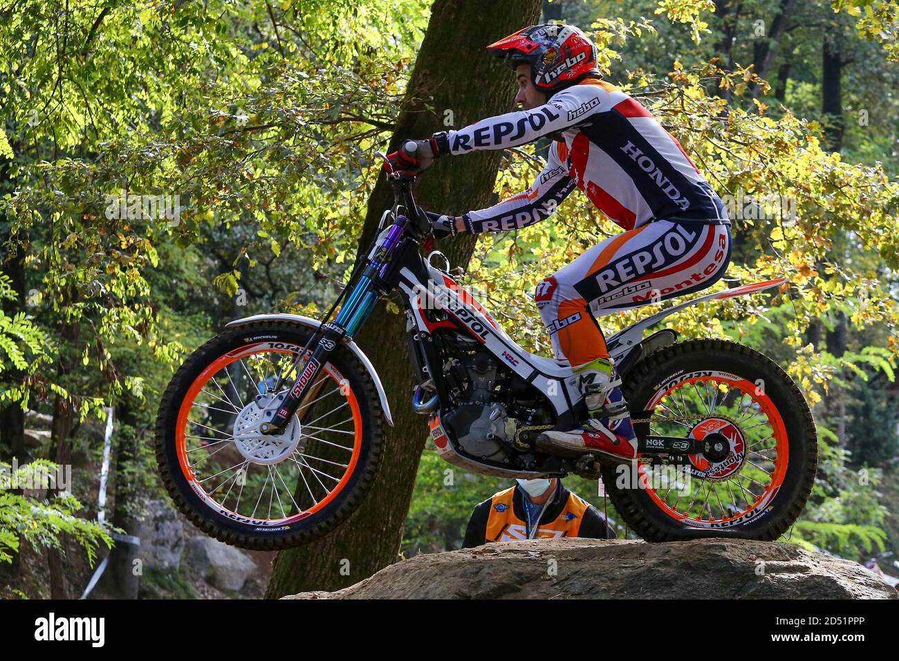 Toni Bou (Montesa / Trial GP) during the Hertz FIM Trial World Championship  (round 4) at Moto Club Lazzate circuit on October 11, 2020 in Lazzate (MB  Stock Photo - Alamy