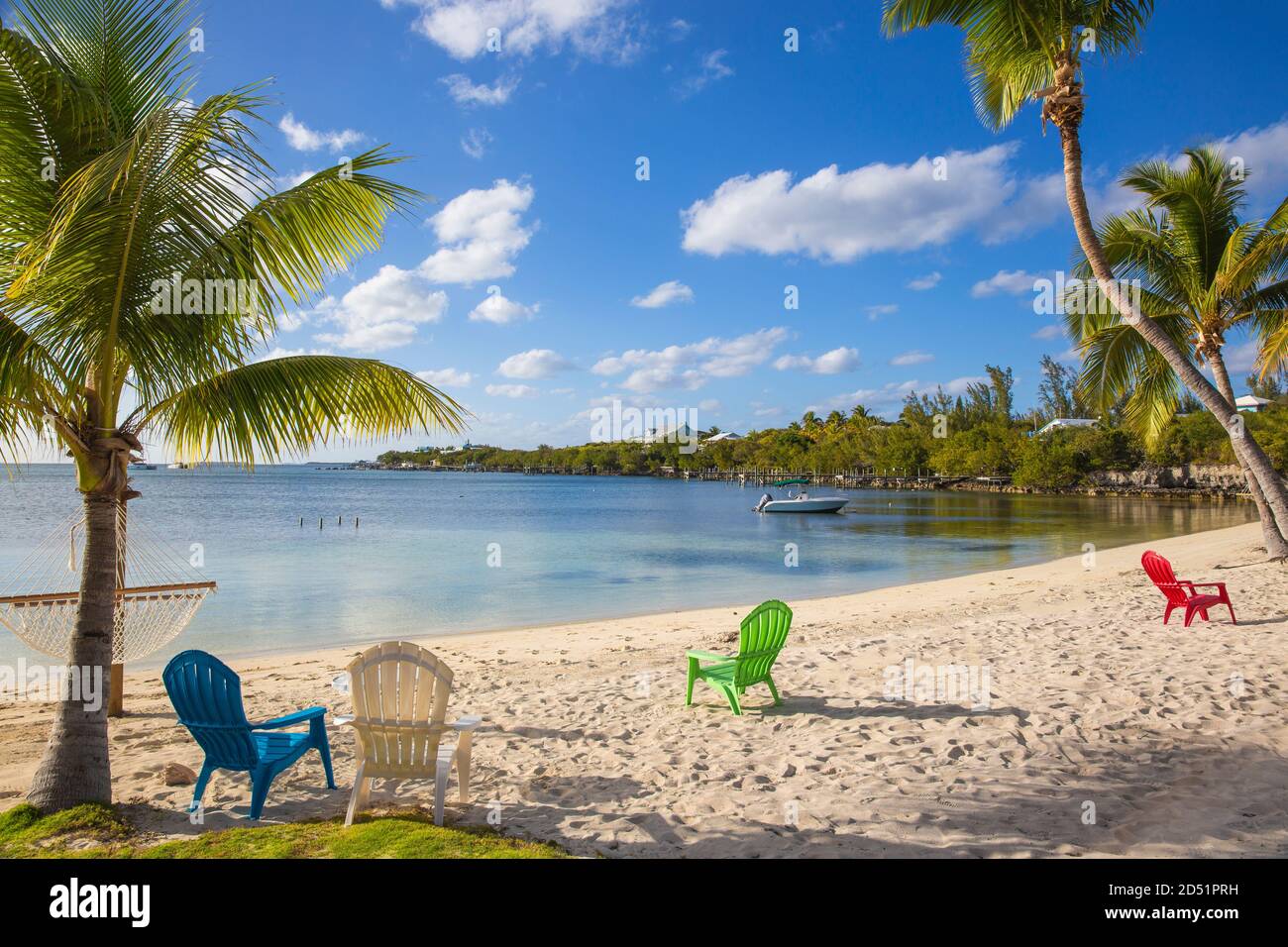 Bahamas, Abaco Islands, Great Guana Cay, Sunset beach Stock Photo Alamy