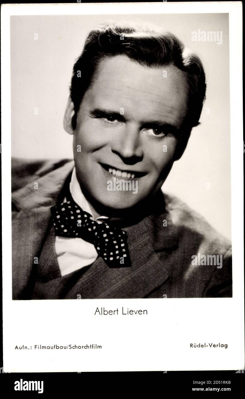 Schauspieler Albert Lieven, Geliebtes Leben | usage worldwide Stock Photo