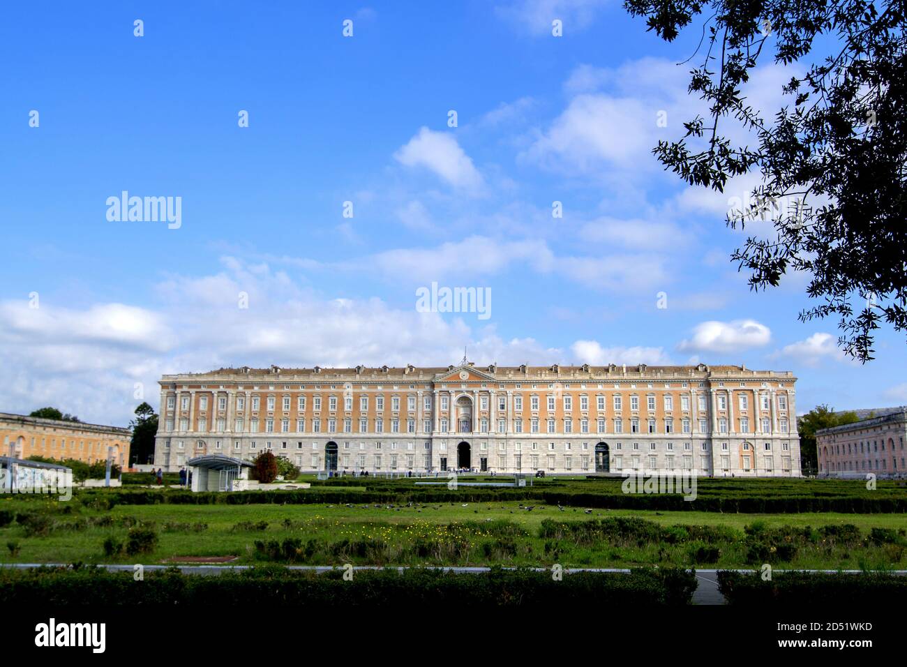 Caserta, Italy. 10th Oct, 2020. The Royal Palace of Caserta, a historic royal palace with an adjoining park, is located in Caserta. It was commissioned in the 18th century by Carlo di Borbone, king of Naples and Sicily, based on a project by Luigi Vanvitelli. It occupies an area of 47,000 m² (Photo by Patrizia Cortellessa/Pacific Press) Credit: Pacific Press Media Production Corp./Alamy Live News Stock Photo